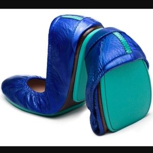 Tieks Flats - Sapphire Blue Patent - 7